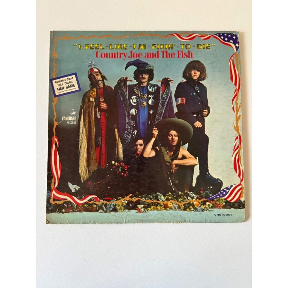 Country Joe & The Fish I Fell Like I'm Fixin' To Die LP VRS 9266 VG Mono NO GAME